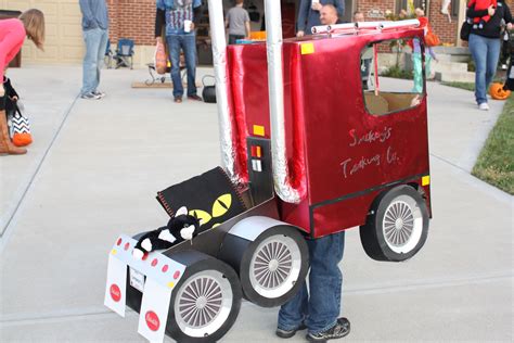 diy semi truck costume|More.